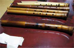 1尺8寸 四郎管　中継ぎ漆塗り、尺八修理工房幻海