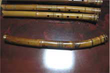 1尺8寸 四郎管　曲管、尺八修理工房幻海