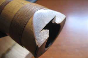 尺八修理工房幻海　歌口入れ替え