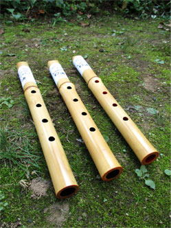 盤渉調の一節切尺八イメージ画像01　尺八修理工房幻海