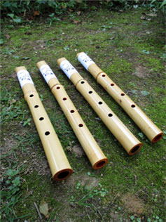 黄鐘調の一節切尺八イメージ画像01　尺八修理工房幻海