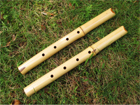 黄鐘調の一節切尺八イメージ画像01　尺八修理工房幻海