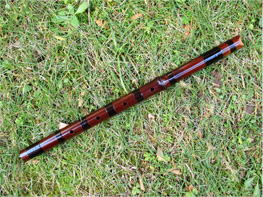 双調の煤竹一節切尺八イメージ画像01　尺八修理工房幻海