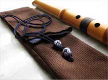 尺八修理工房幻海のオリジナルオーダーメイド尺八袋絹地、個数限定