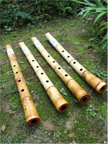 地無し尺八 練習普及管の一尺八寸尺八イメージ画像01　尺八修理工房幻海