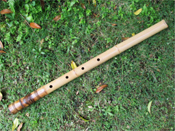 地無し尺八2尺5寸化粧籐巻きの尺八イメージ画像01　尺八修理工房幻海