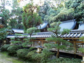 美具久留御魂神社　本殿、尺八修理工房幻海