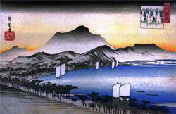 近江八景　粟津晴嵐、尺八修理工房幻海